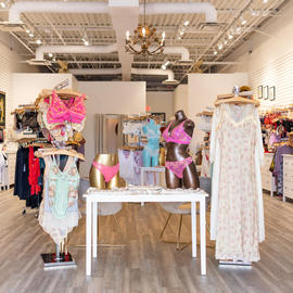 image of lingerie in store