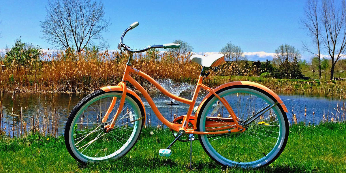 Bike by Pond