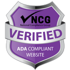 This website has been approved as accessible. NCG continuously monitors this website for compliance with WCAG 2.1, as well as all subsequent versions, and the ADA.